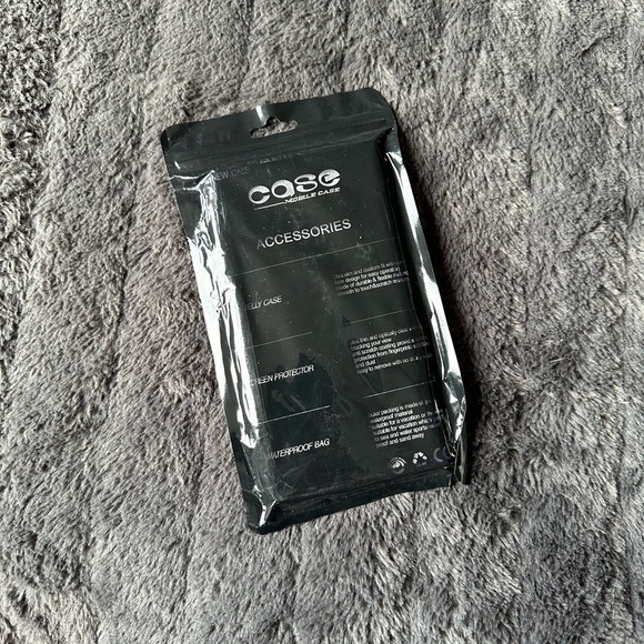 iPhone 12 Pro Max clear purple phone case - Picture 2 of 3